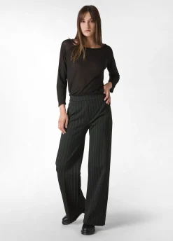 Sale DEHA 3/4 Sleeve Lyocell T-Shirt Black