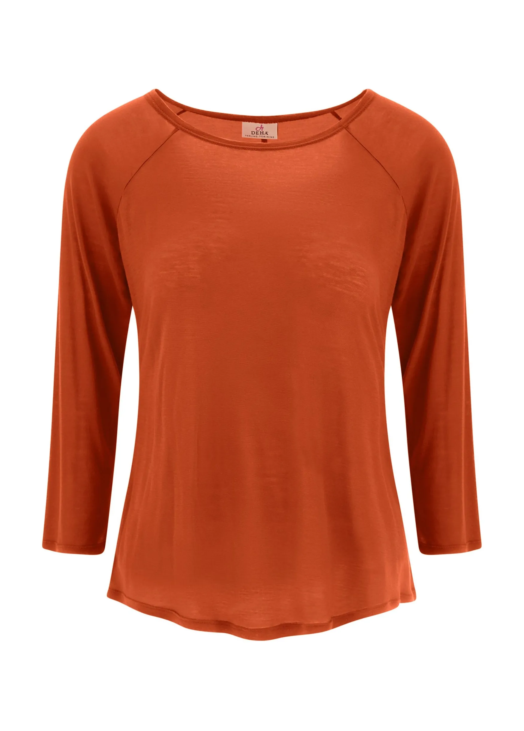 Clearance DEHA 3/4 Sleeve Lyocell T-Shirt Orange Autumn Orange