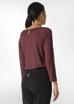 Store DEHA 3/4 Sleeve Lyocell T-Shirt Red Tibetan Red