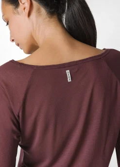 Store DEHA 3/4 Sleeve Lyocell T-Shirt Red Tibetan Red
