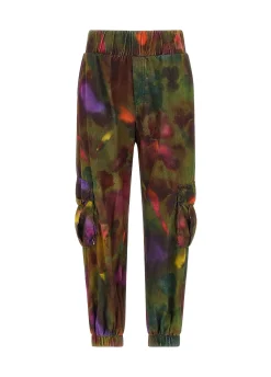Discount DEHA Allover Corduroy Cargo Pants Multicolor Camuflower