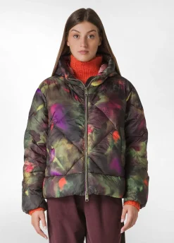 Best Sale DEHA Allover Down Jacket Multicolor Camuflower