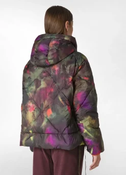 Best Sale DEHA Allover Down Jacket Multicolor Camuflower