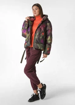 Best Sale DEHA Allover Down Jacket Multicolor Camuflower