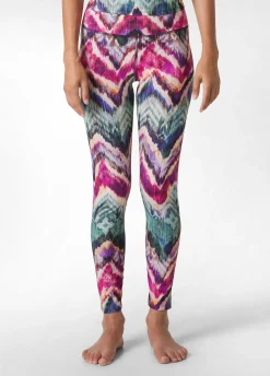 Outlet DEHA Allover Microfibre Leggings Multicolor All Chevron