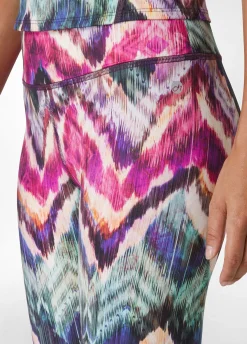 Outlet DEHA Allover Microfibre Leggings Multicolor All Chevron