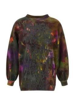 Hot DEHA Allover Puff Sweatshirt Multicolor Camuflower