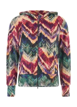 Store DEHA Allover Stretch Velvet Jacket Multicolor All Chevron