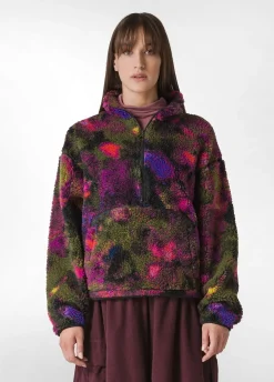 Flash Sale DEHA Allover Teddy Sweatshirt Multicolor Camuflower