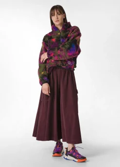Flash Sale DEHA Allover Teddy Sweatshirt Multicolor Camuflower