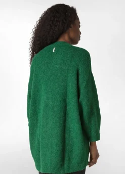 Store DEHA Alpaca Cardigan Green Grass Green