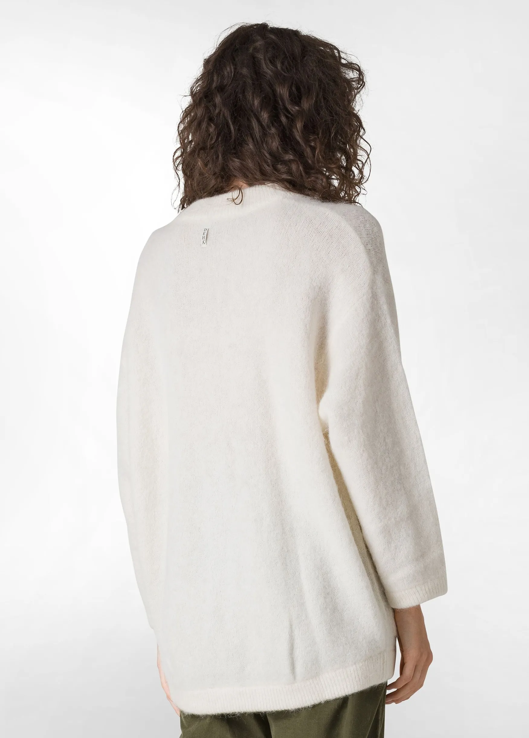 Store DEHA Alpaca Cardigan White Milk White