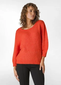 Discount DEHA Alpaca Sweater Orange Autumn Orange