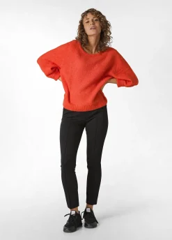 Discount DEHA Alpaca Sweater Orange Autumn Orange