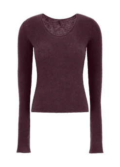 Sale DEHA Boucle Sweater Red Tibetan Red