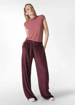 Flash Sale DEHA Cashmere Blend High Neck T-Shirt Pink Deco' Rose