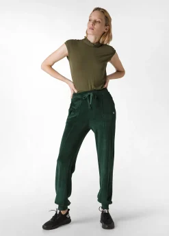 Cheap DEHA Cashmere Blend High Neck T-Shirt Green Olive Green