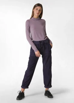 Cheap DEHA Cashmere Blend High Neck Top Purple Mauve Violet