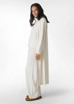 Best Sale DEHA Cashmere Blend Long Cardigan White Milk White