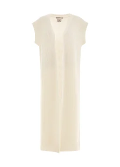 Best Sale DEHA Cashmere Blend Long Cardigan White Milk White