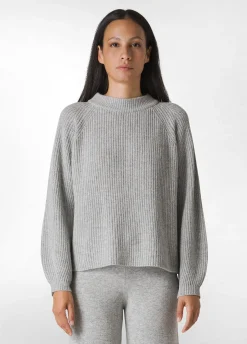 Best DEHA Cashmere Blend Sweater Grey Grey Melange