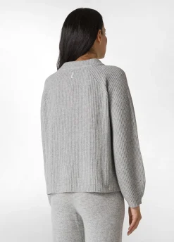 Best DEHA Cashmere Blend Sweater Grey Grey Melange