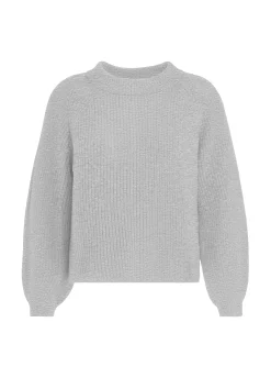 Best DEHA Cashmere Blend Sweater Grey Grey Melange