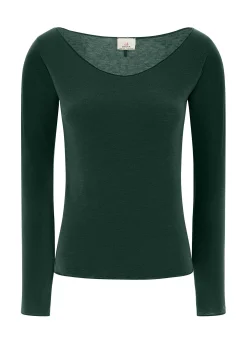 Online DEHA Cashmere Blend T-Shirt Green Forest Green