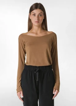 Best DEHA Cashmere Blend T-Shirt Purple Mauve Violet
