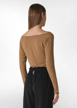 Best DEHA Cashmere Blend T-Shirt Purple Mauve Violet