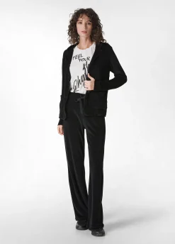 Online DEHA Chenille Blazer Black