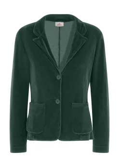 Shop DEHA Chenille Blazer Green Forest Green