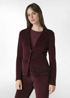 Sale DEHA Chenille Blazer Red Tibetan Red