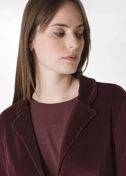 Sale DEHA Chenille Blazer Red Tibetan Red