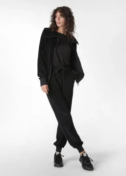 Hot DEHA Chenille Lounge Jogger Black