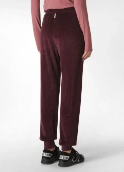 Discount DEHA Chenille Lounge Jogger Red Tibetan Red
