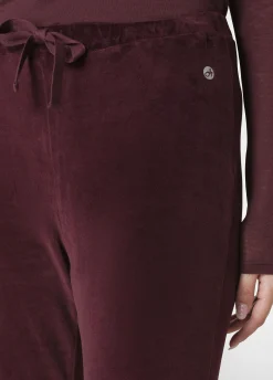 Shop DEHA Chenille Lounge Pants Red Tibetan Red