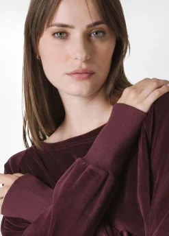 Flash Sale DEHA Chenille Lounge Sweatshirt Red Tibetan Red