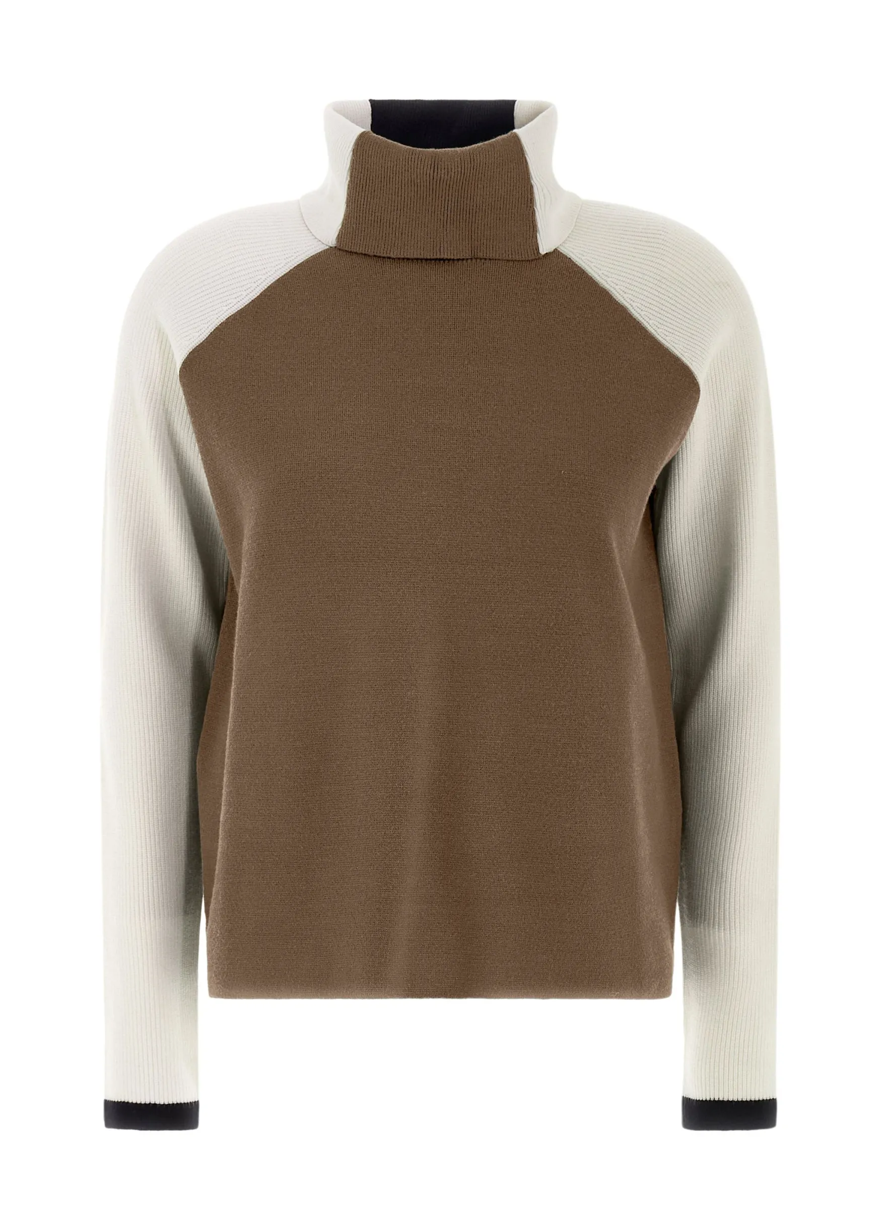 Sale DEHA Color Block Pullover Brown Biscuit Brown