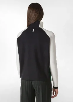 Online DEHA Color Block Pullover Green Grass Green