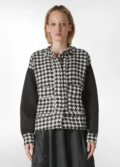 New DEHA Combined Tweed Jacket Black
