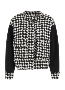 New DEHA Combined Tweed Jacket Black