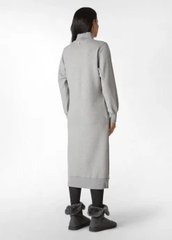 Best Sale DEHA Comfort High Neck Dress Grey Grey Melange