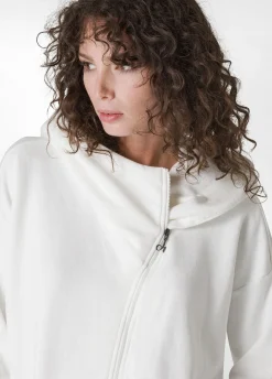 Flash Sale DEHA Comfort Oversize Full Zip Hoodie White Milk White