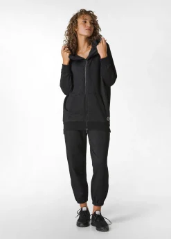 Fashion DEHA Comfort Oversize Full Zip Hoodie Black