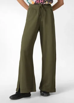 Store DEHA Comfort Slit Sweatpants Green Olive Green