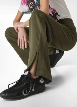 Store DEHA Comfort Slit Sweatpants Green Olive Green