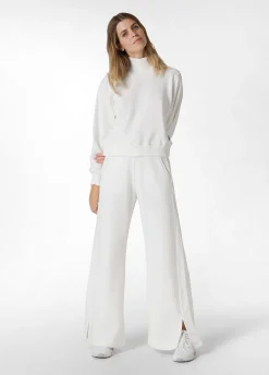 Shop DEHA Comfort Slit Sweatpants White Milk White