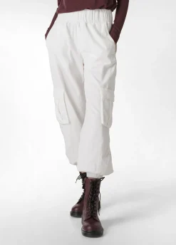Hot DEHA Corduroy Cargo Pants White Milk White