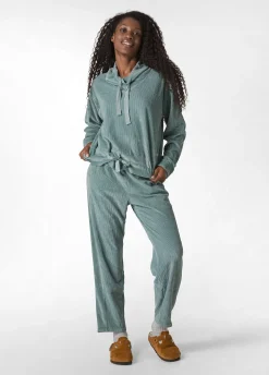 Best DEHA Corduroy Chenille Sweatshirt Green Sage Green